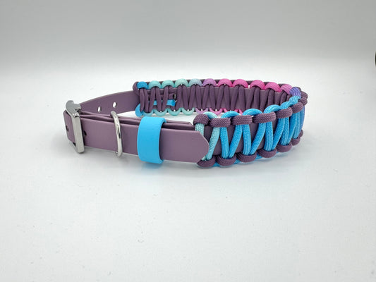 13-16 inches 19mm Biothane and Paracord Adjustable Collar