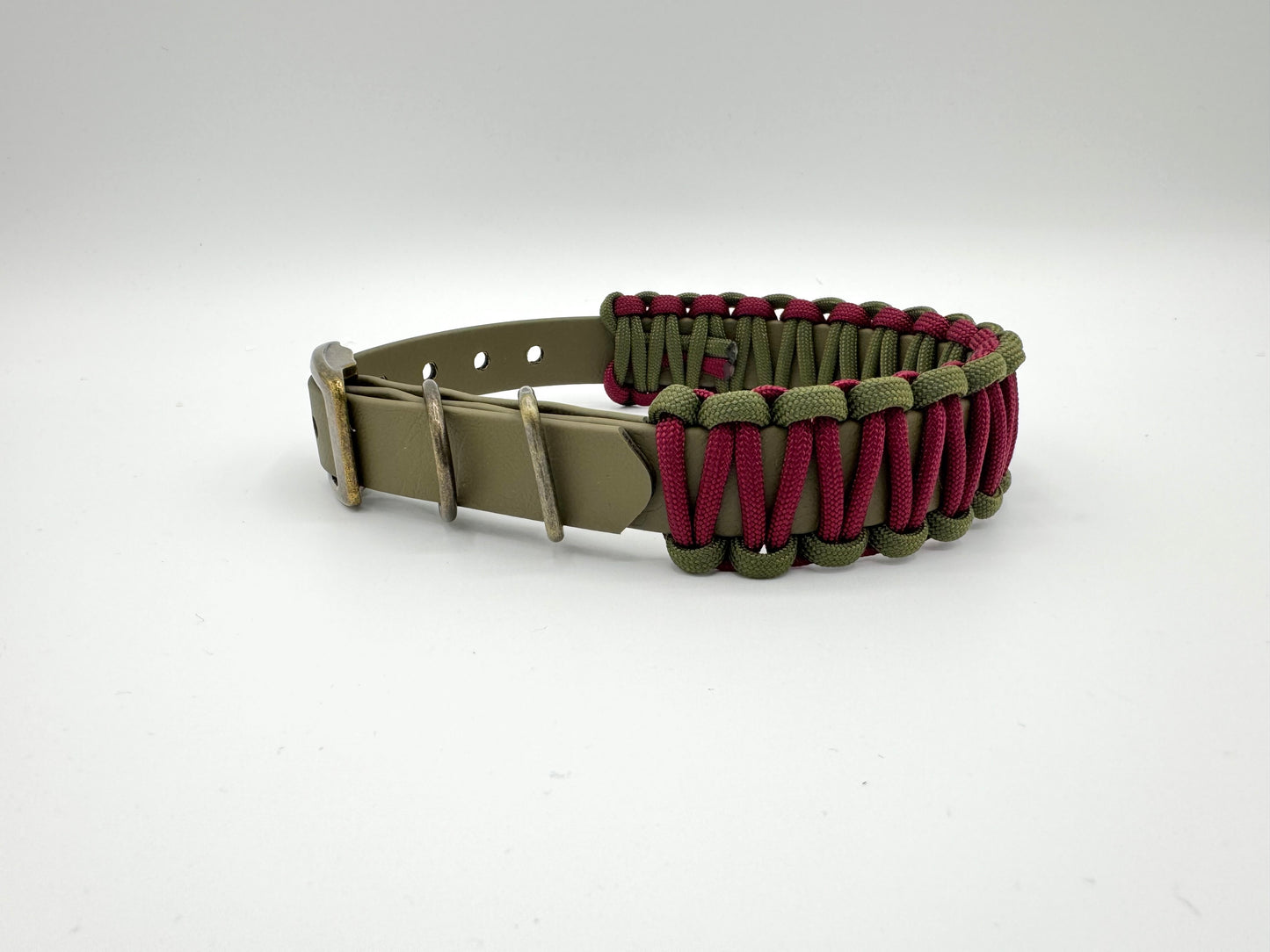 11-14 inches 19mm Biothane and Paracord Adjustable Collar