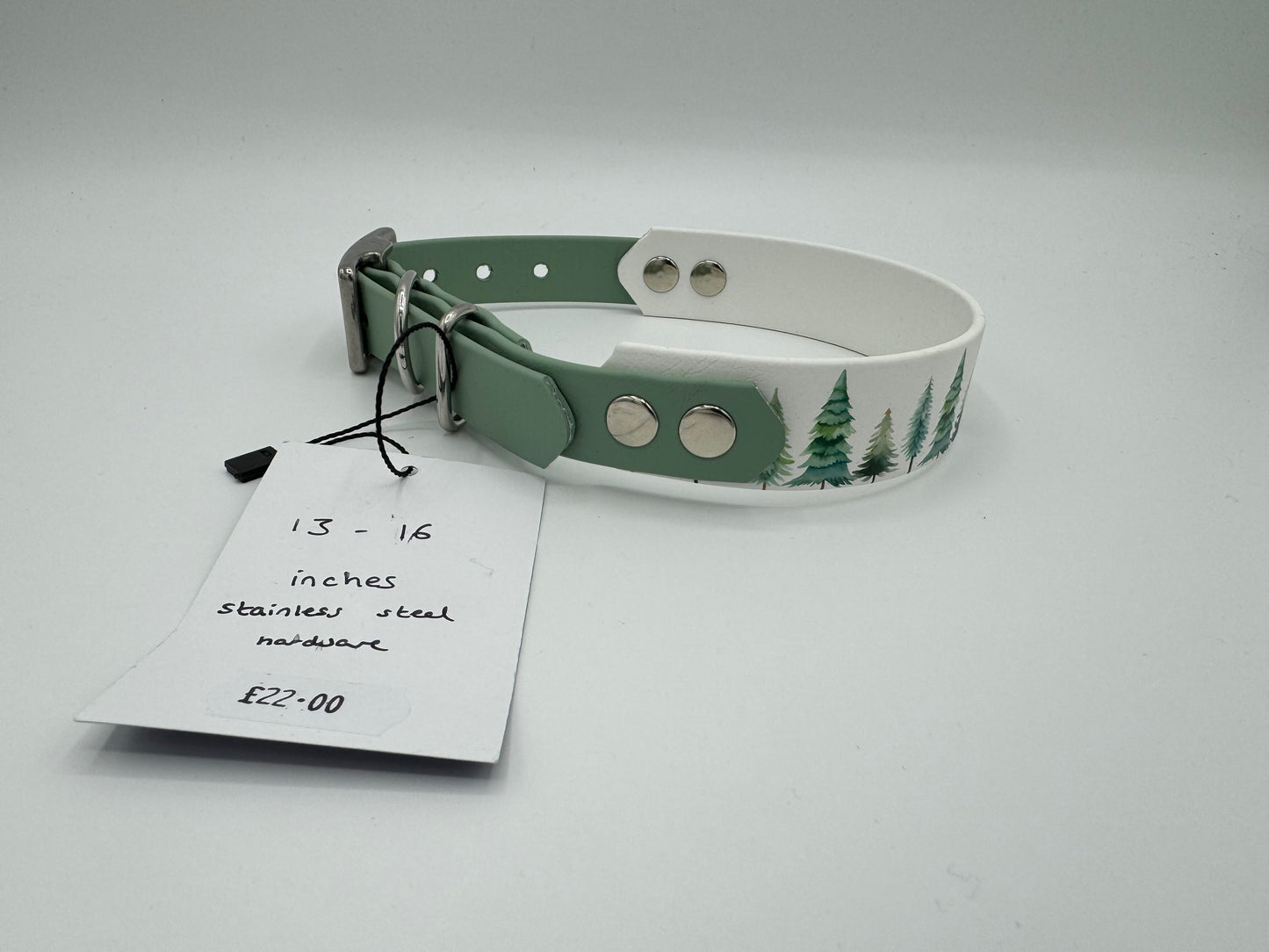 Evergreen Biothane Adjustable Collar (Ready to Ship)