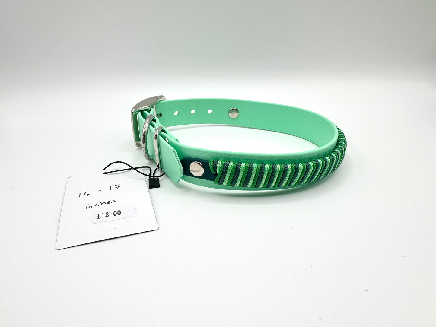 14-17 inches 25mm Biothane Twirl Adjustable Collar