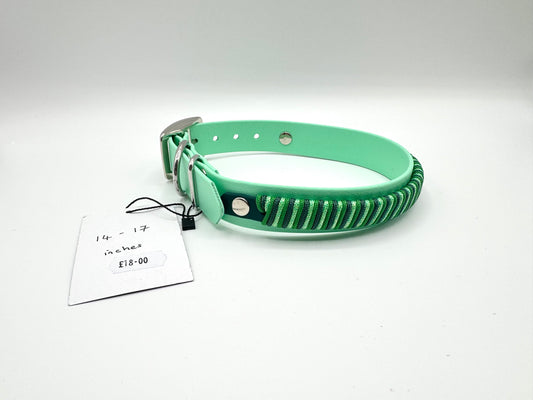 14-17 inches 25mm Biothane Twirl Adjustable Collar