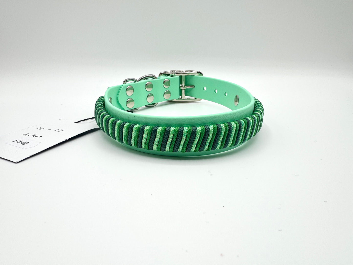 14-17 inches 25mm Biothane Twirl Adjustable Collar