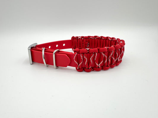 11-14 inches 19mm Biothane and Paracord Adjustable Collar