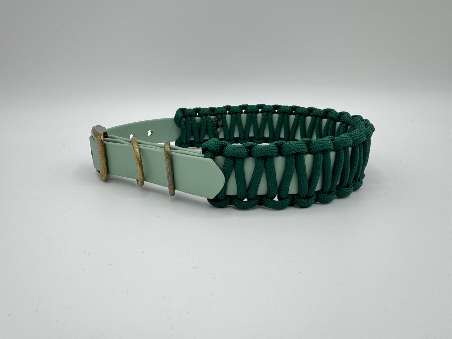 14-17 inches 19mm Biothane and Paracord Adjustable Collar