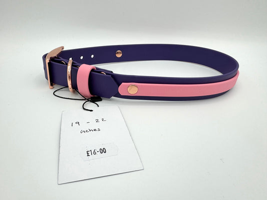 19-22 inches 25mm Biothane Adjustable Collar