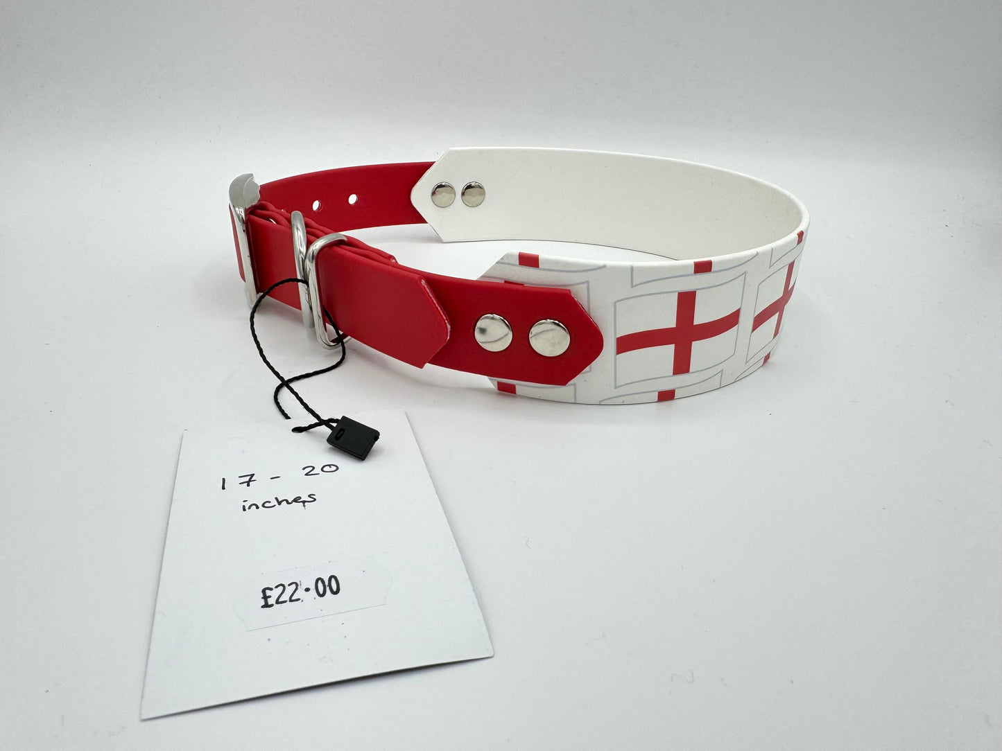 17-20 inches England Biothane Adjustable Collar